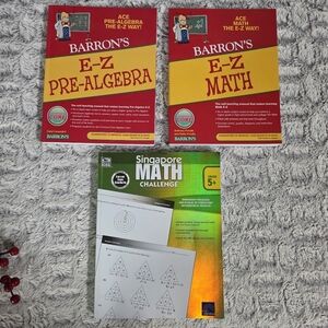 Math Books / Pre-Algebra Books Grade School Level